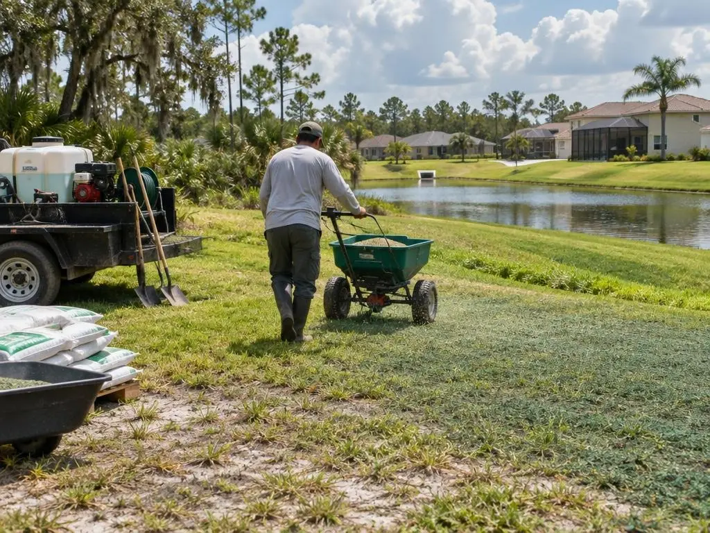 Lawn Patching & Overseeding in Tampa, FL