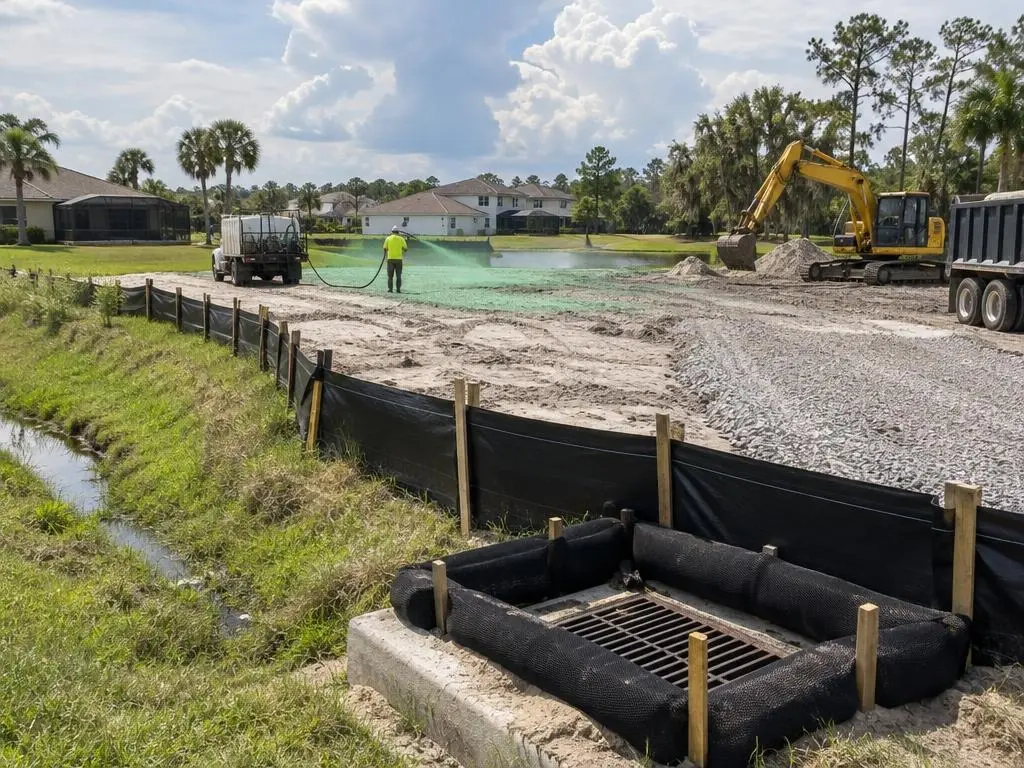 Silt Fence & Inlet Protection in Tampa, FL